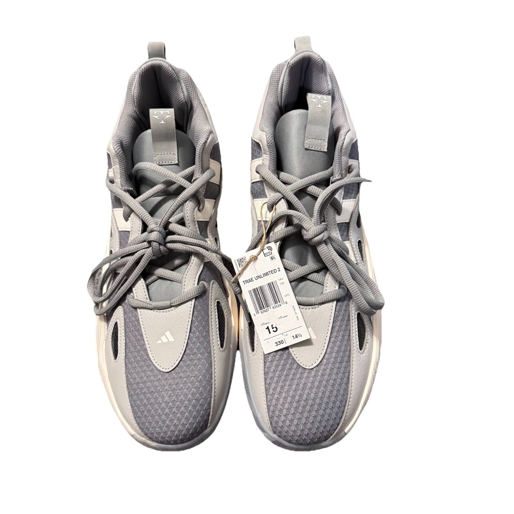 adidas Trae Unlimited 2 Basketball Grey‎ Sneakers Athletic Shoes IG6690 Sz 15